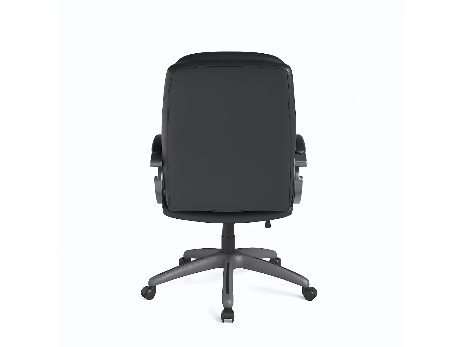 Mayfield | Chaise de bureau en similicuir noir