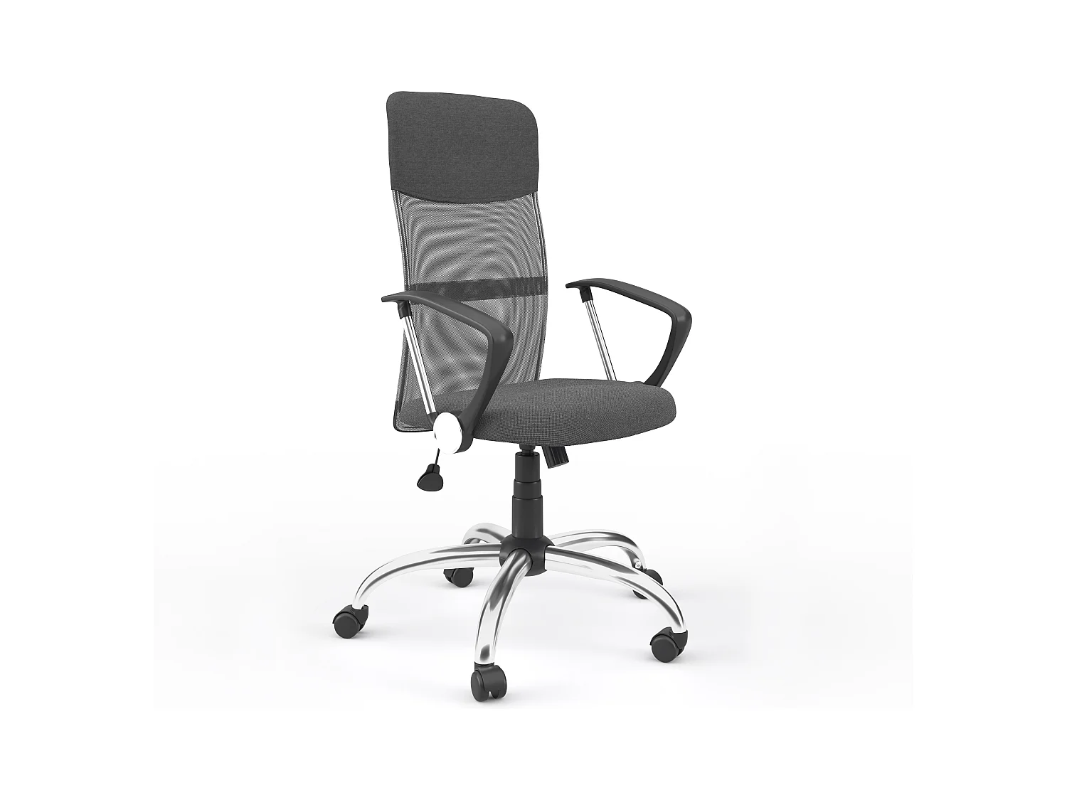 Orlando | Chaise de bureau en mesh gris