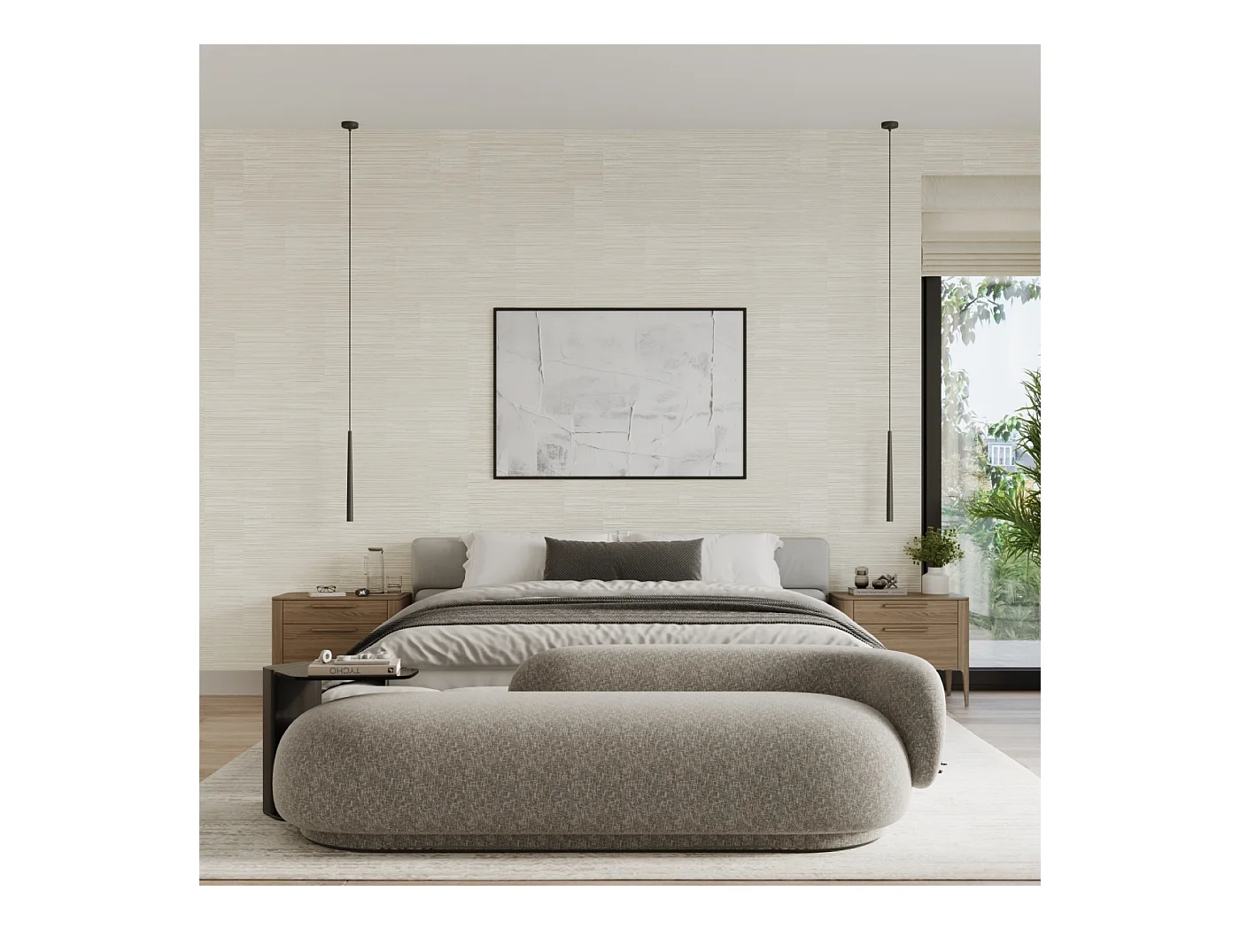 Lampe À Suspension Bliss Moderne En Acier - 1 Sources Lumineuses - L.8 X H.118 Cm - Noir