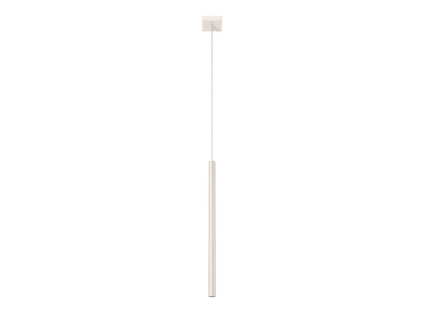 Pendelleuchte PASTELO modern aus  Stahl - 1 lichtquellen - L.8 x H. cm - Beige