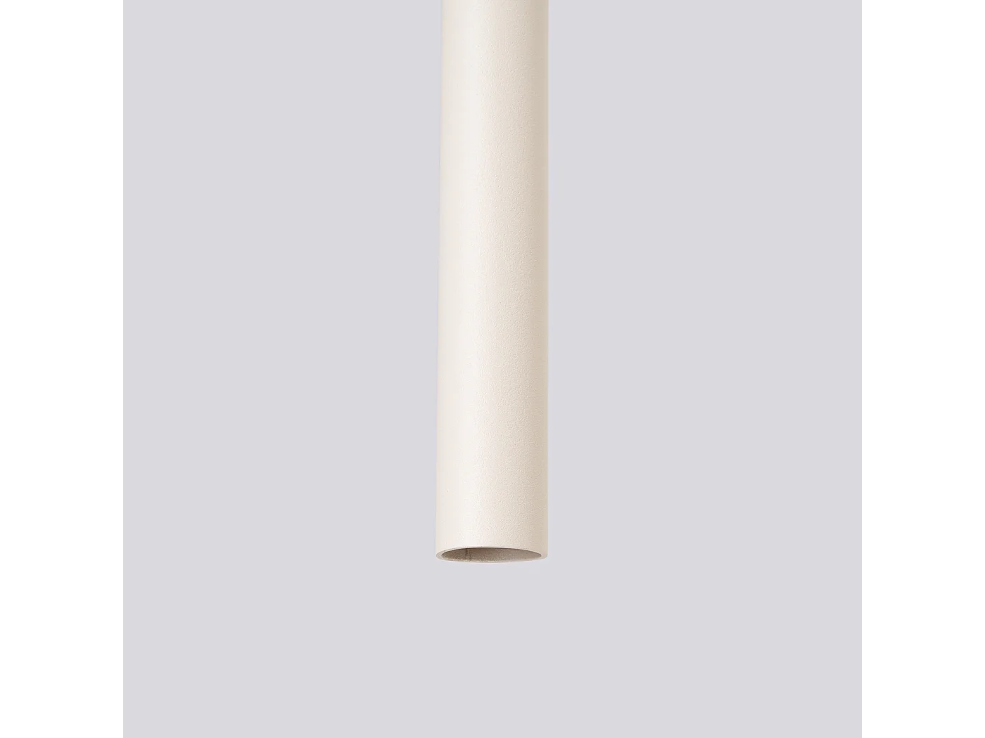 Lampe À Suspension Pastelo Moderne En Acier - 3 Sources Lumineuses - L.19,5 X H.104 Cm - Beige
