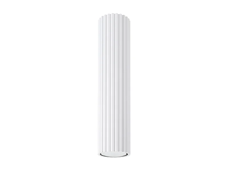 Plafonnier Karbon Minimaliste En Aluminium - 1 Sources Lumineuses - L.6,5 X H.30 Cm - Blanc