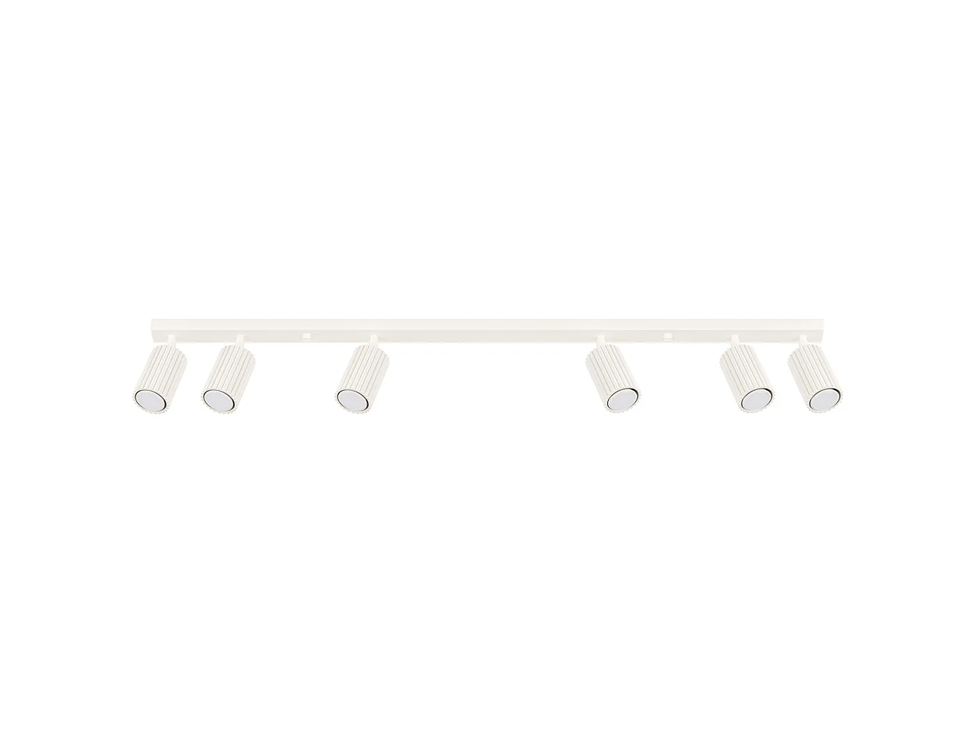 Plafondlamp KARBON minimalistisch van  - 6 lichtbronnen - L.117 x H.16,5 cm - beige