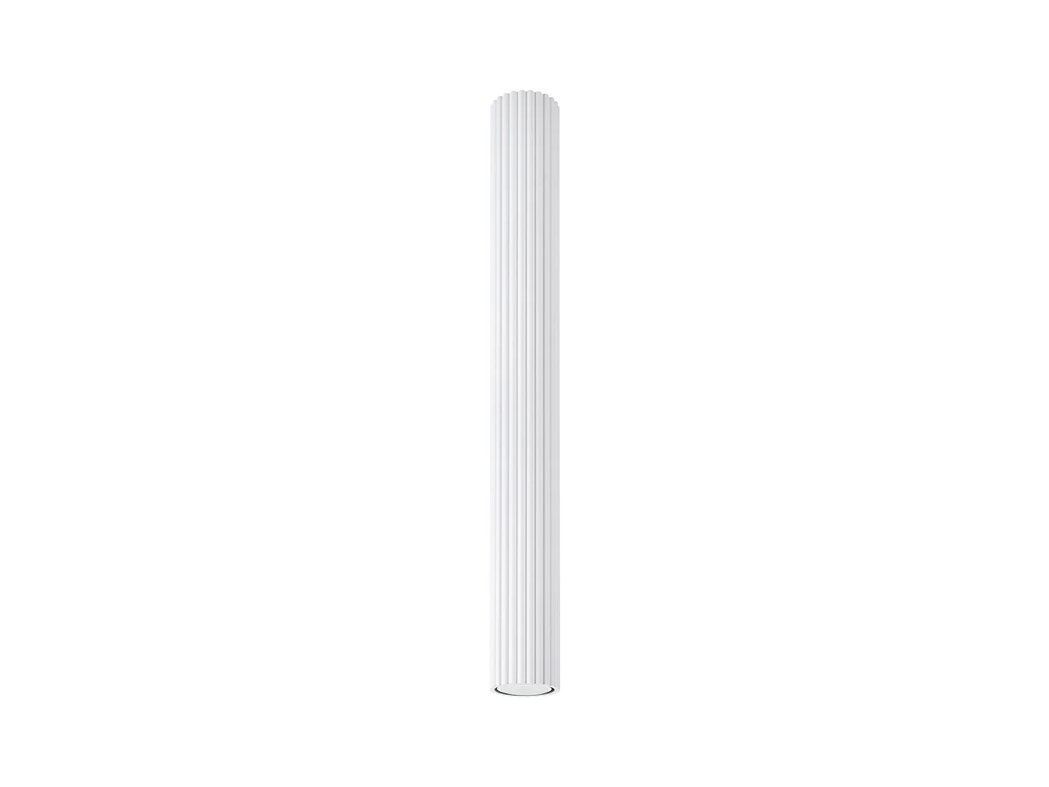 Plafonnier Karbon Minimaliste En Aluminium - 1 Sources Lumineuses - L.6,5 X H.60 Cm - Blanc