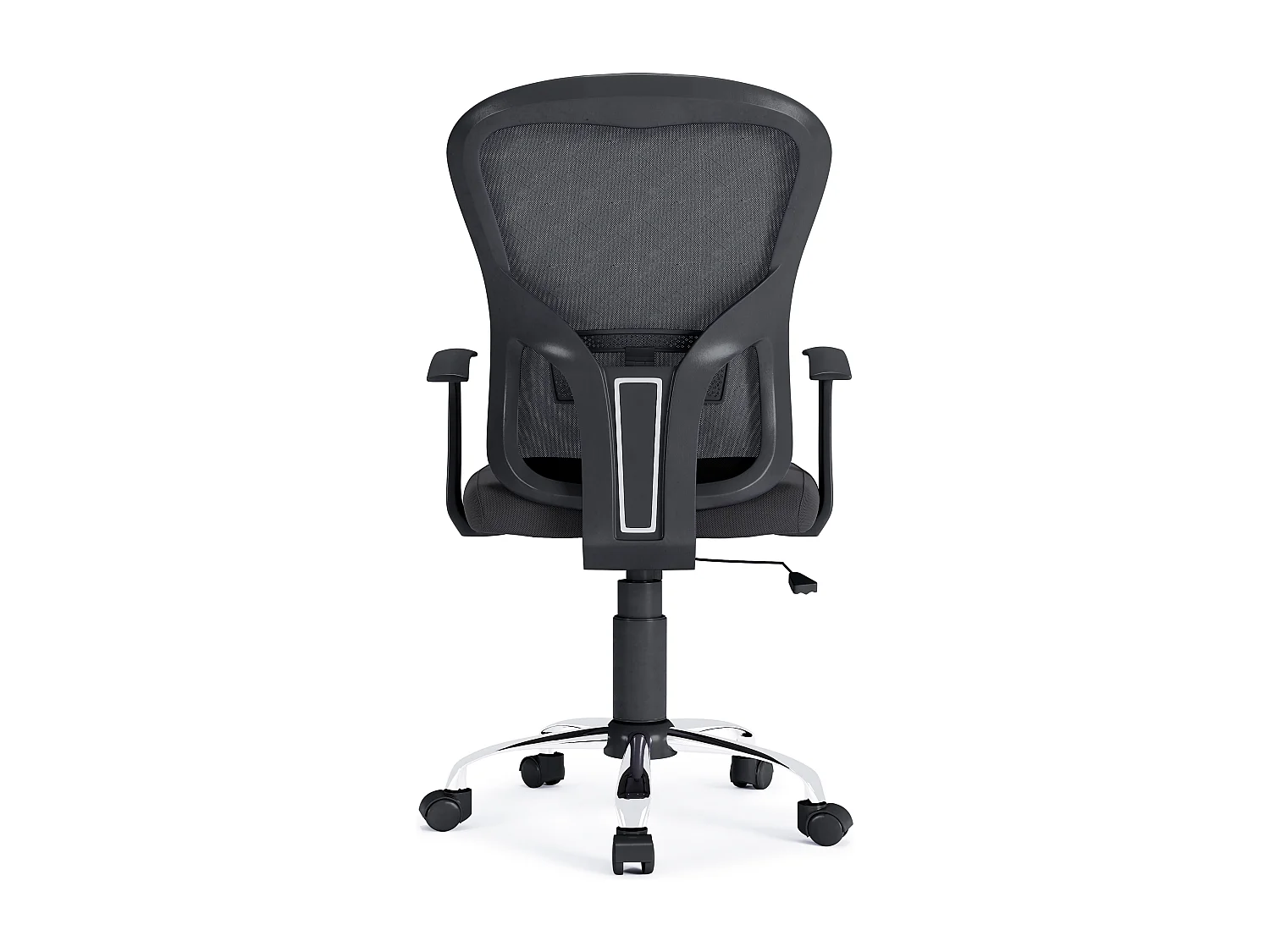 Tampa | Chaise de bureau en tissu noir