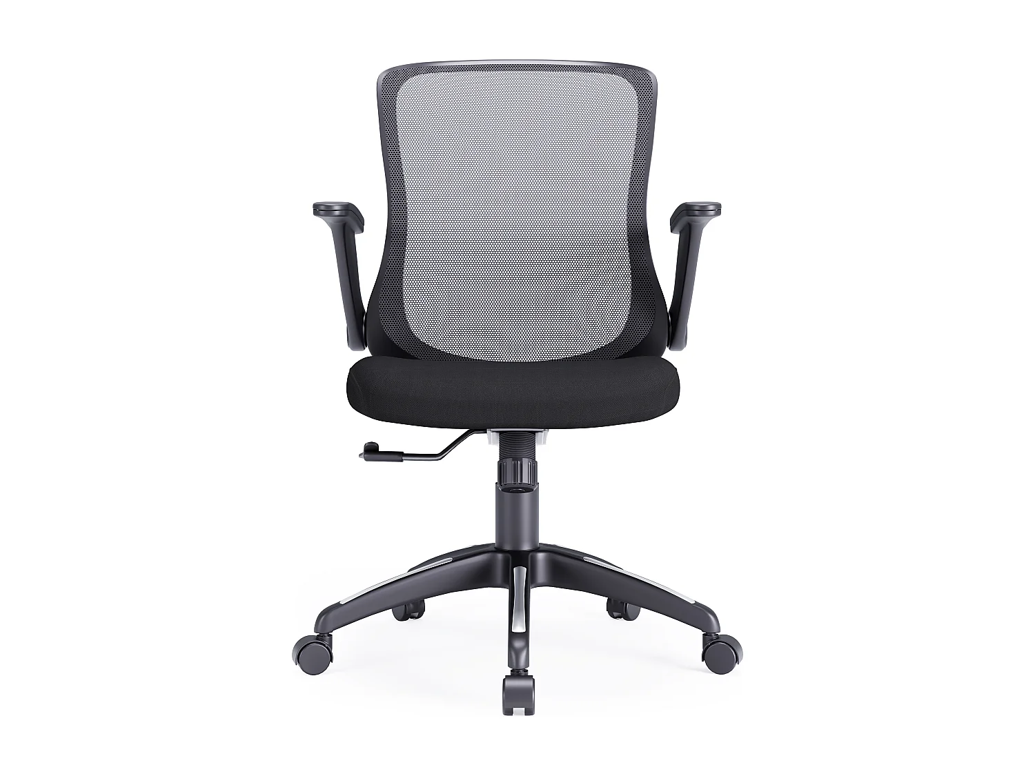 Toronto | Chaise de bureau en tissu noir