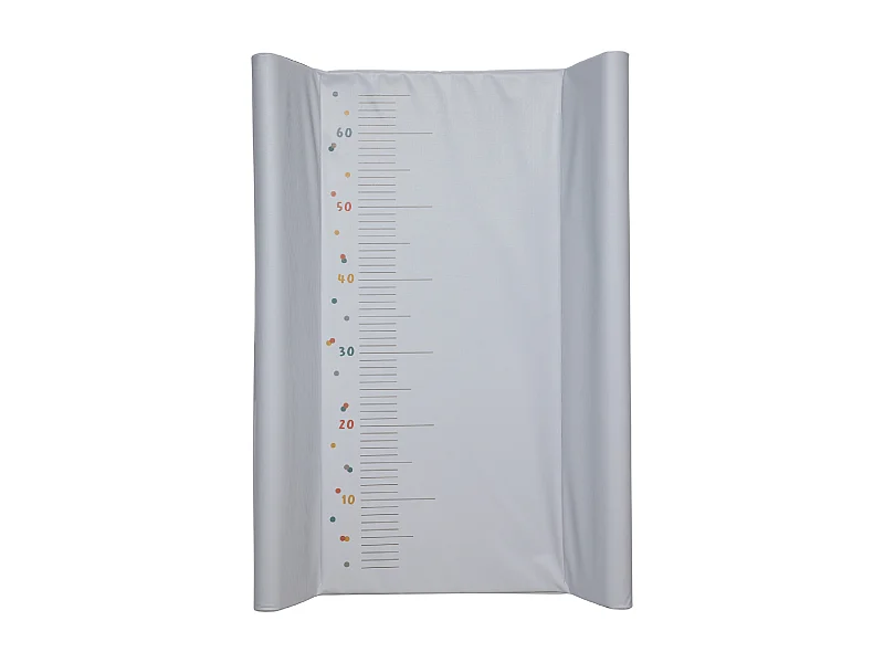 Ultraleichte Wickelunterlage mit Punkten, 50 x 70 cm. Ultraleicht – 100 % PVC – Grau