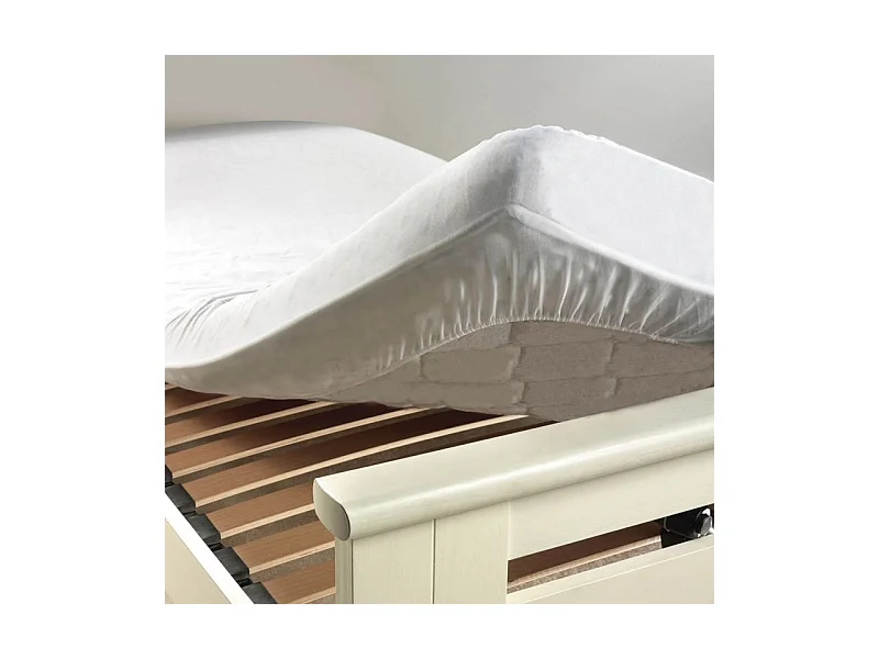 Protège Matelas Anti Acarien "Molly AA" 90x190cm Blanc