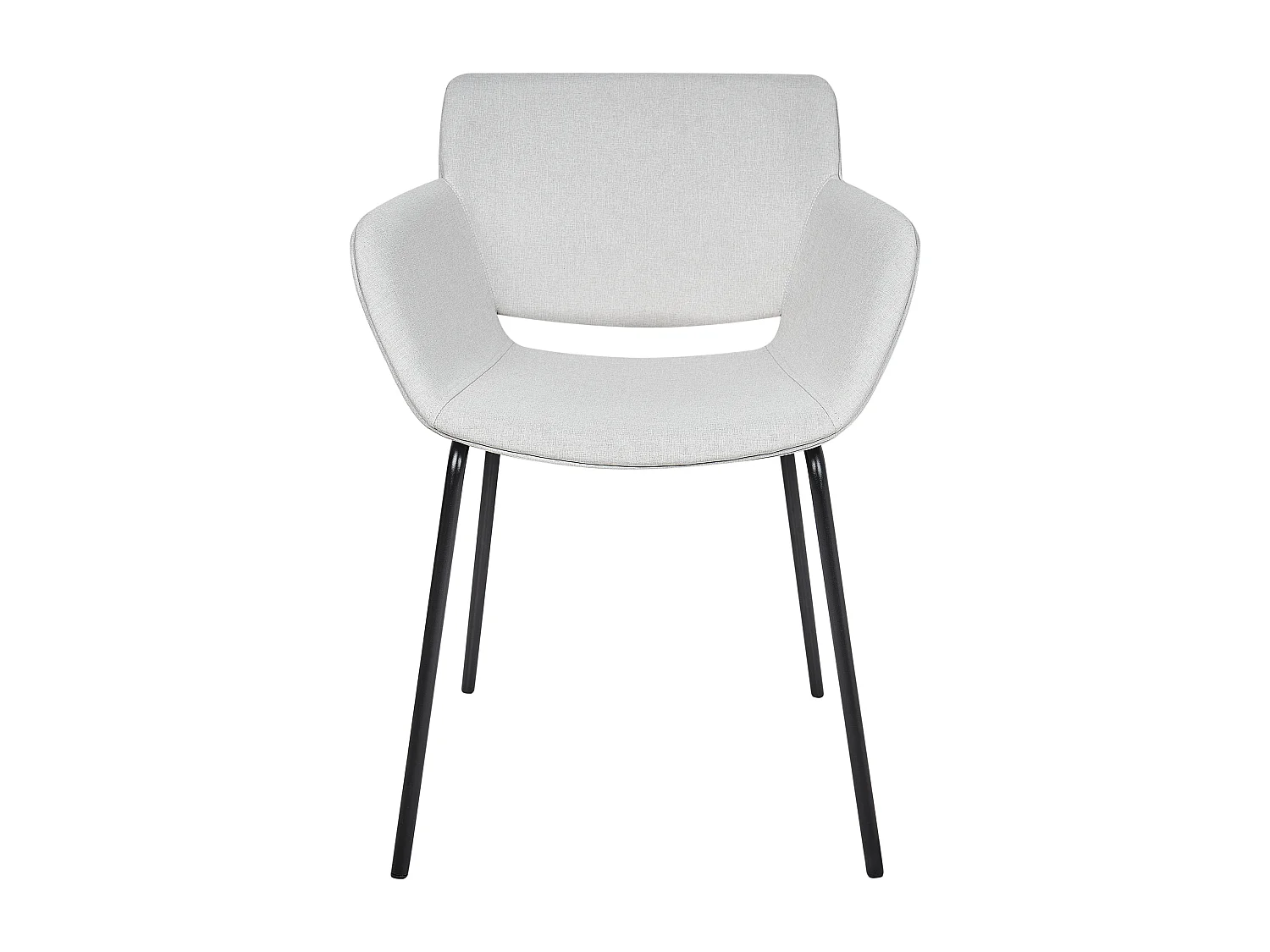 Set di 2 sedie da pranzo AXTEL Grigio chiaro