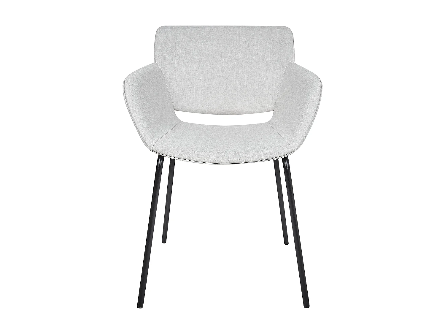 Lot de 2 chaises de salle à manger AXTEL Gris clair