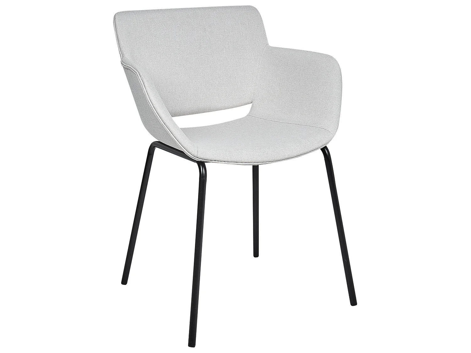 Lot de 2 chaises de salle à manger AXTEL Gris clair