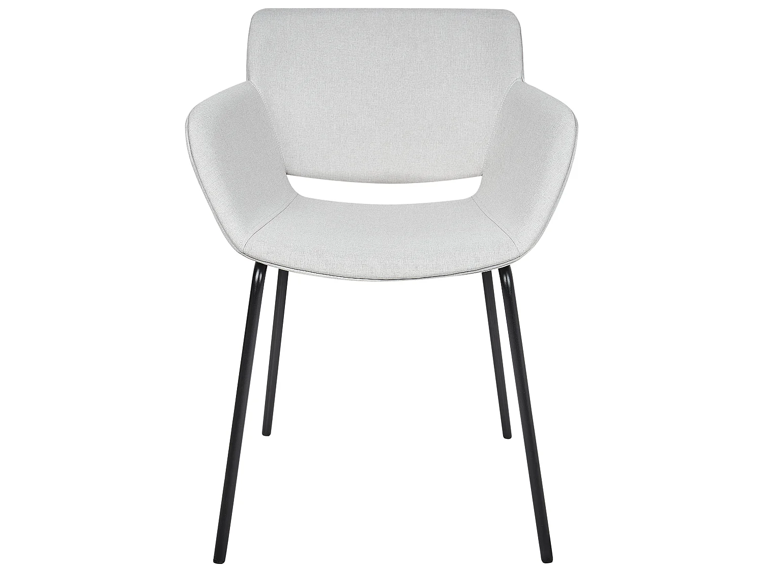 Lot de 2 chaises de salle à manger AXTEL Gris clair
