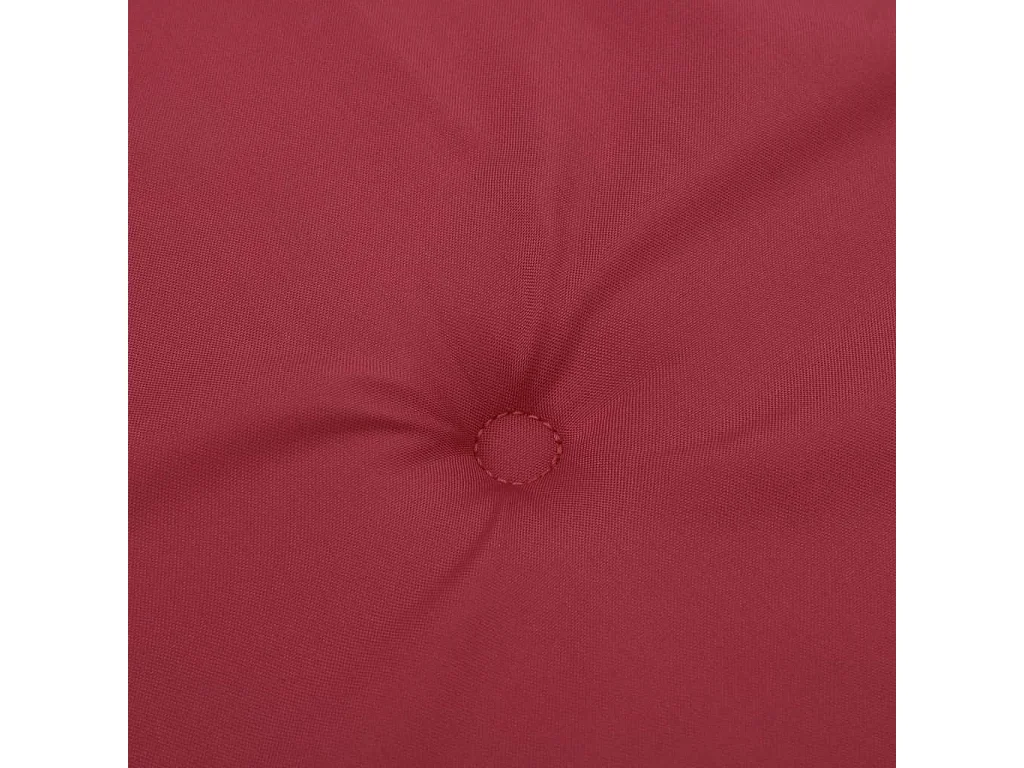 Coussins de chaise à dossier haut lot de 6 rouge bordeaux