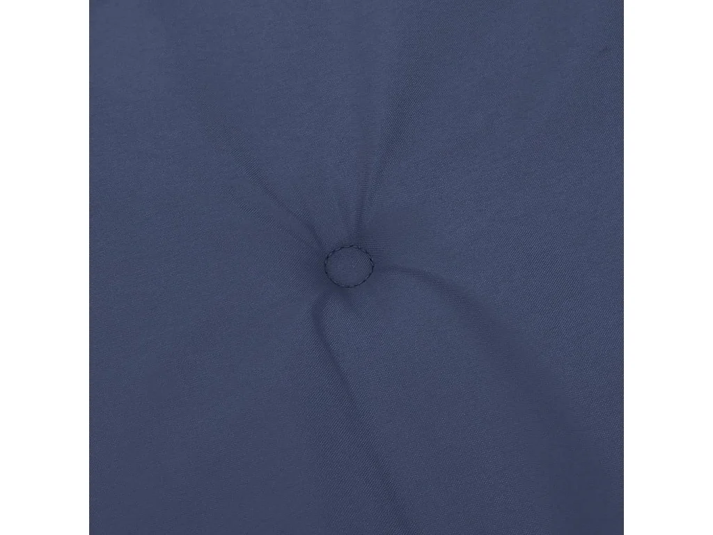 Coussins de chaise à dossier bas lot de 6 bleu marine tissu