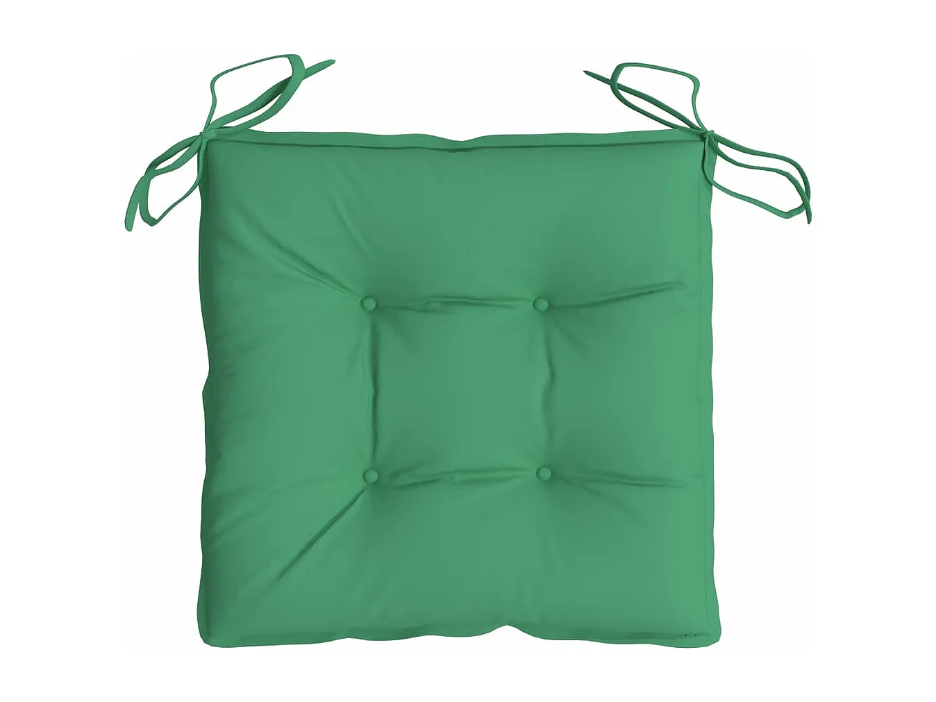 Stoelkussens 6 st 40x40x7 cm oxford stof groen