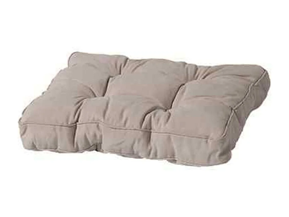 Almofadão de assento Panama 47x47 cm bege-claro