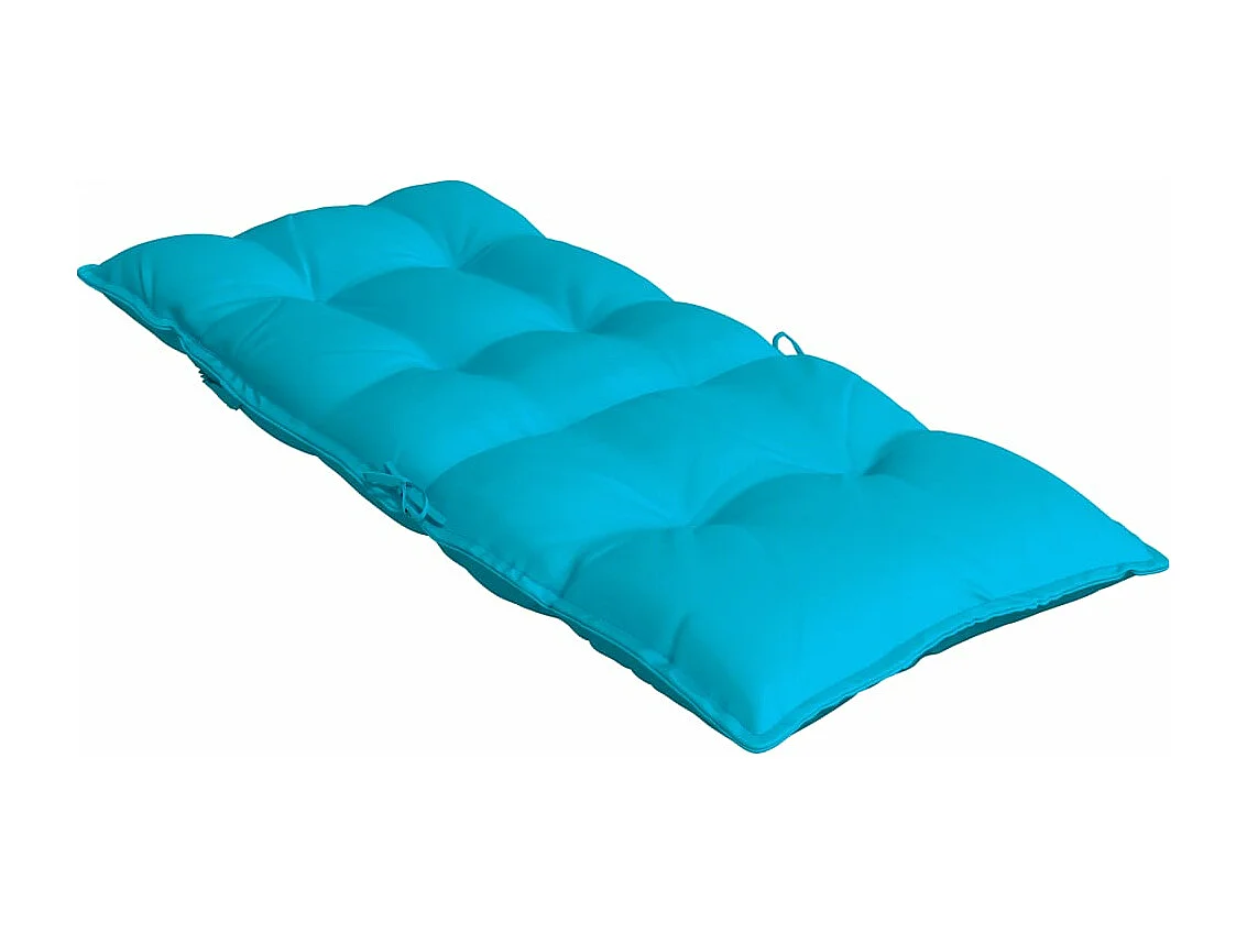 Coussins de chaise à dossier haut lot de 6 turquoise