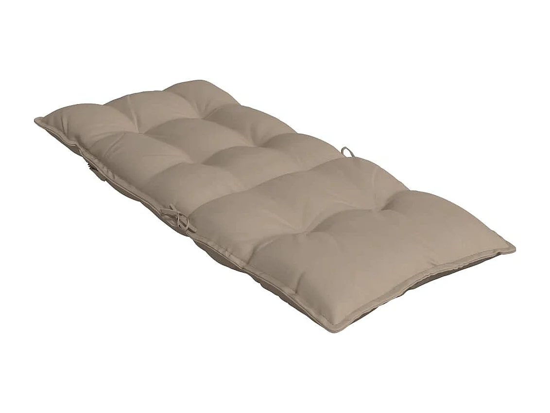 Almofadões cadeira encosto alto 2peças oxford cinza-acastanhado