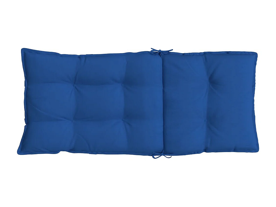 Coussins de chaise à dossier haut lot de 6 bleu royal