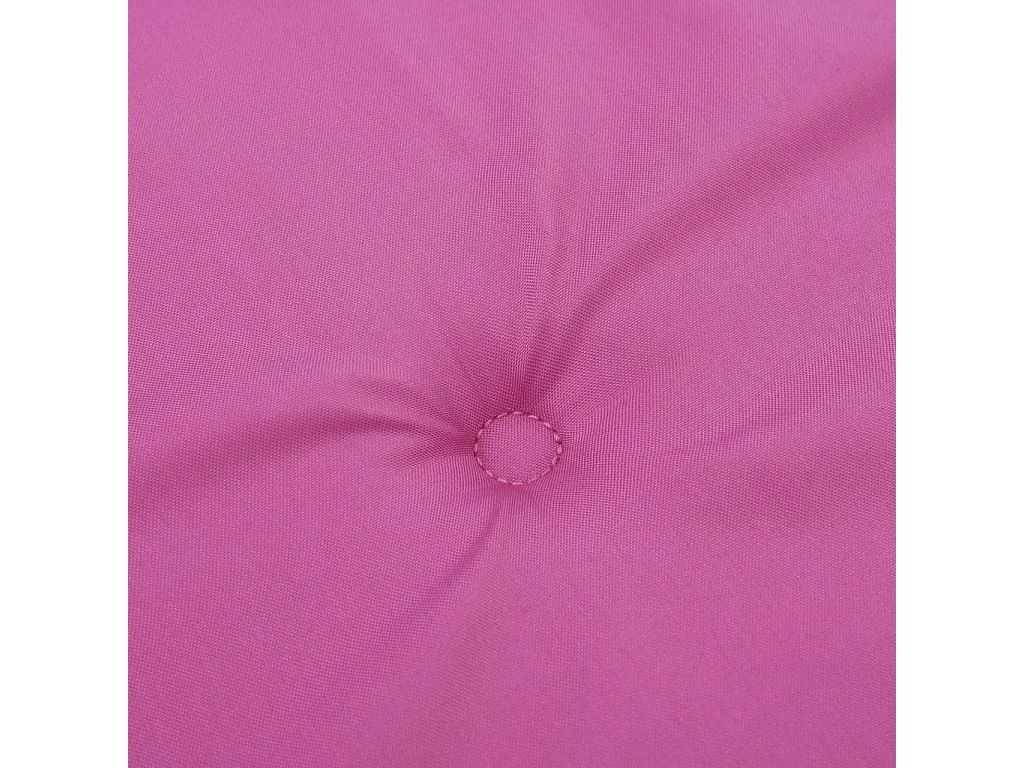 Coussins de chaise à dossier haut 6 pièces rose tissu