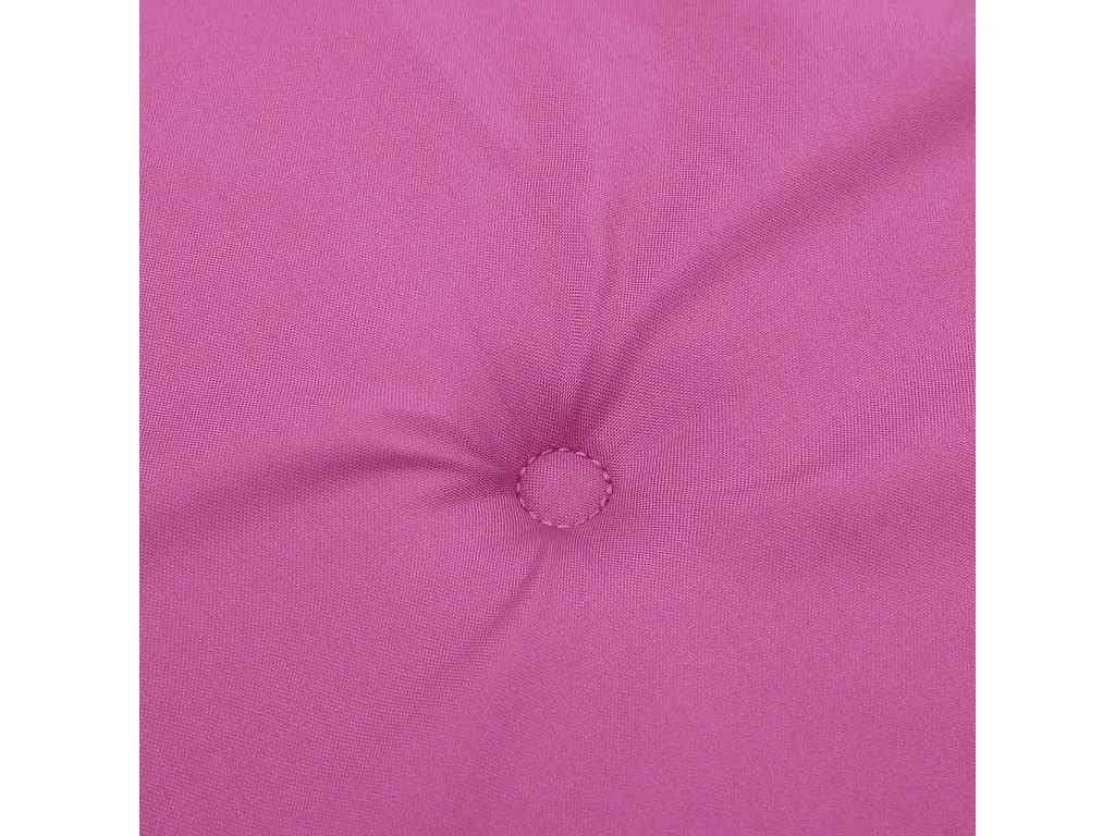 Coussins de chaise à dossier bas lot de 4 rose tissu