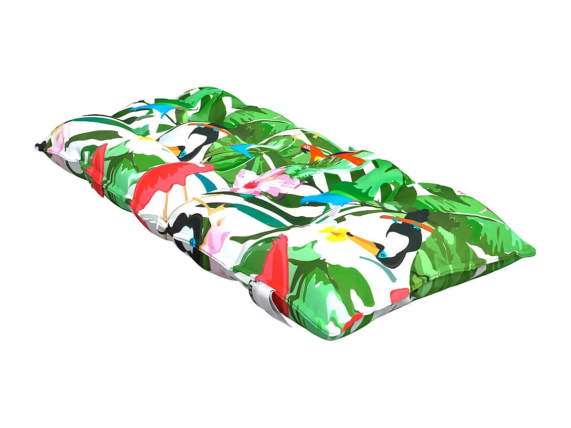 Coussins de chaise à dossier bas lot de 4 multicolore