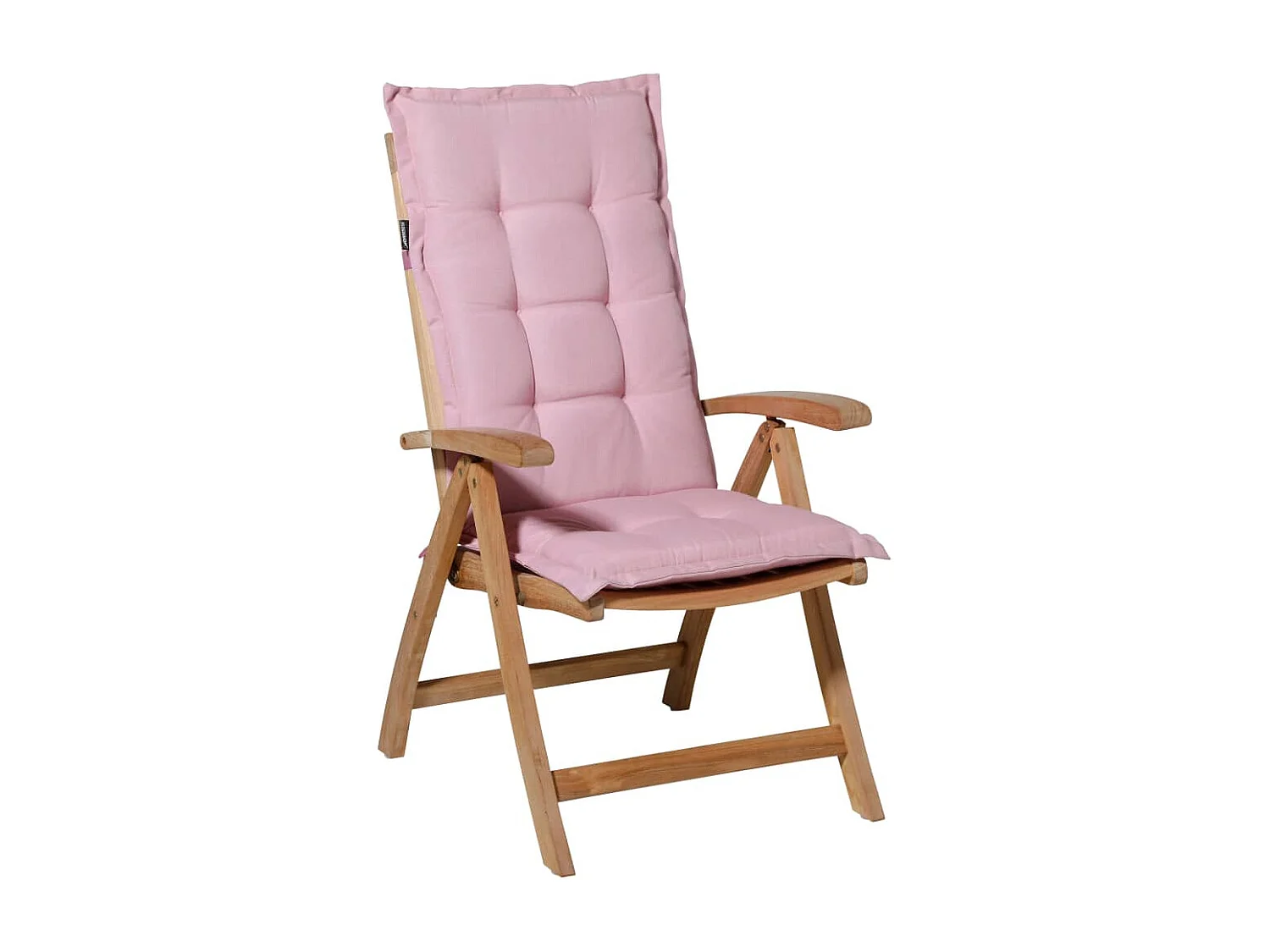 Almofadão cadeira encosto alto Panama 123x50 cm rosa suave