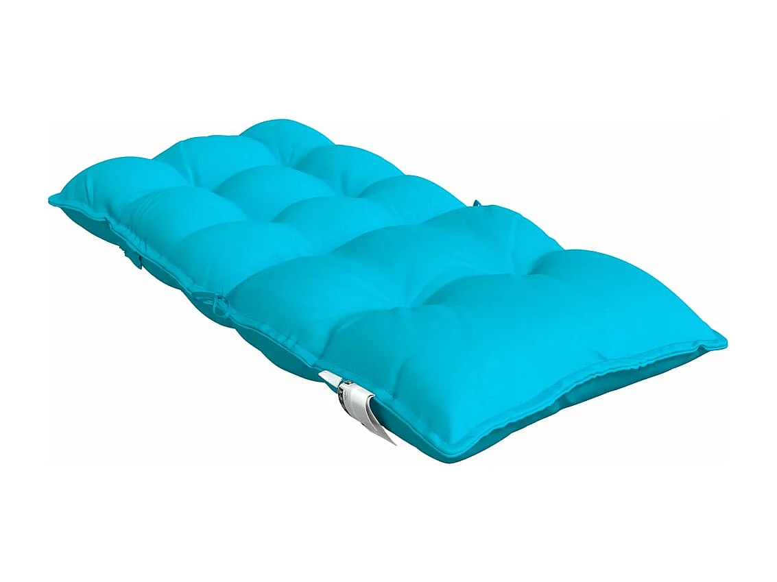 Coussins de chaise à dossier bas lot de 2 turquoise