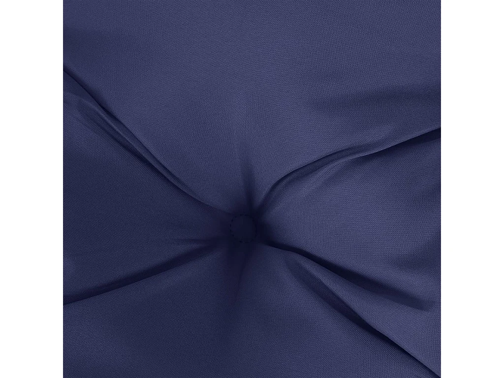 Almofadões cadeira 2 peças 40x40x7 cm tecido oxford azul-marinho