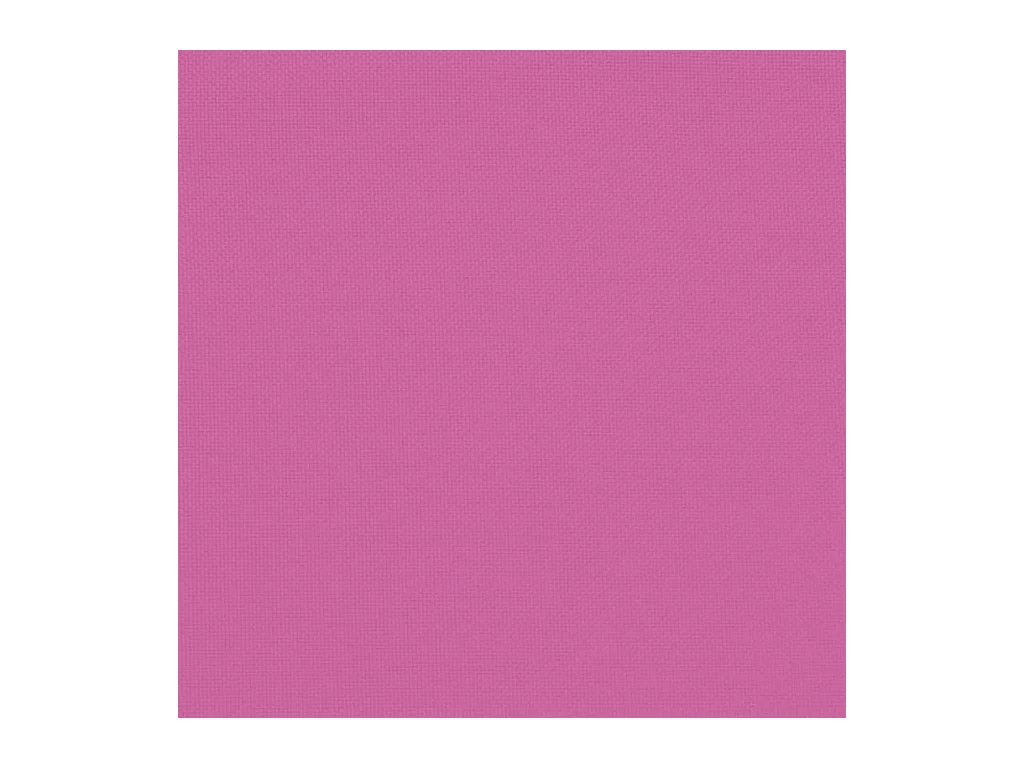 Coussins de chaise 4 pièces rose 40x40x7 cm tissu