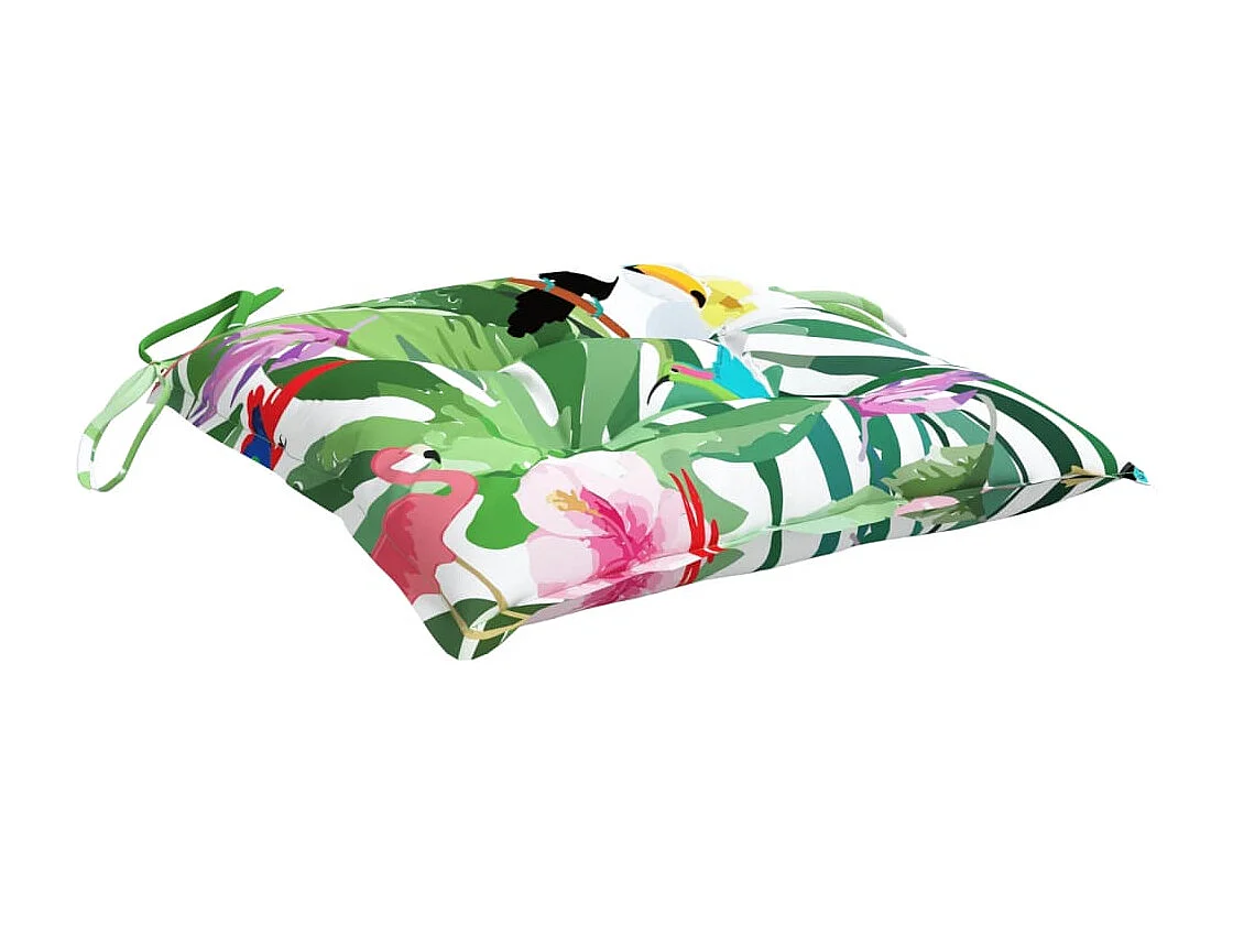 Coussins de chaise 6 pièces multicolore 50x50x7 cm tissu oxford