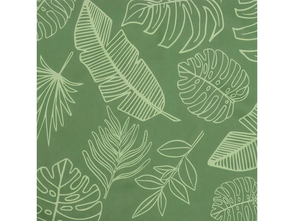 Coussins de chaise lot de 6 motif de feuilles 40x40x3 cm tissu