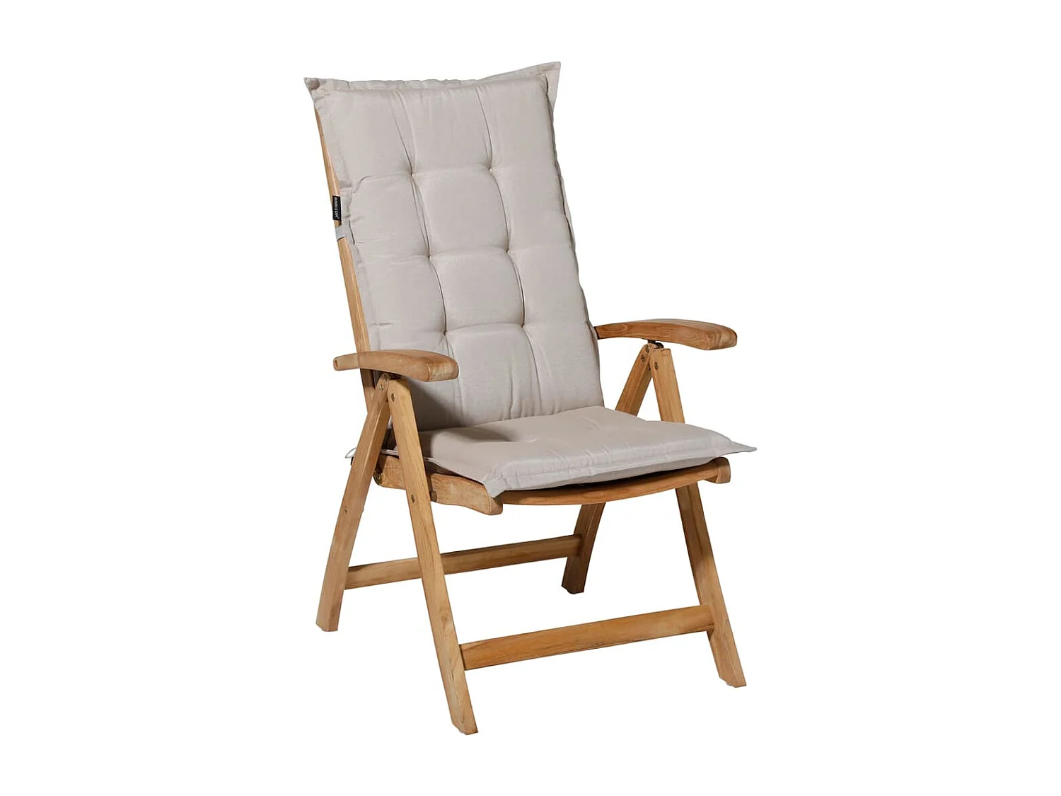 Almofadão cadeira encosto alto Panama 123x50cm bege-claro