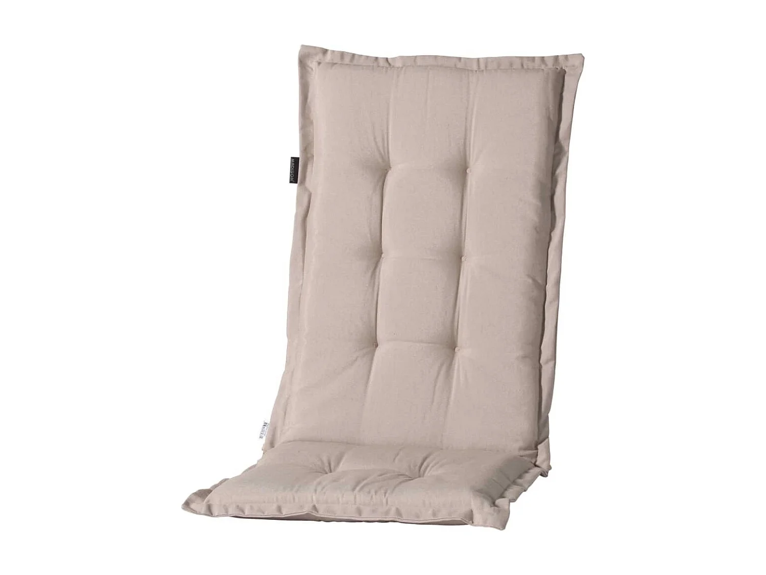 Almofadão cadeira encosto alto Panama 123x50cm bege-claro