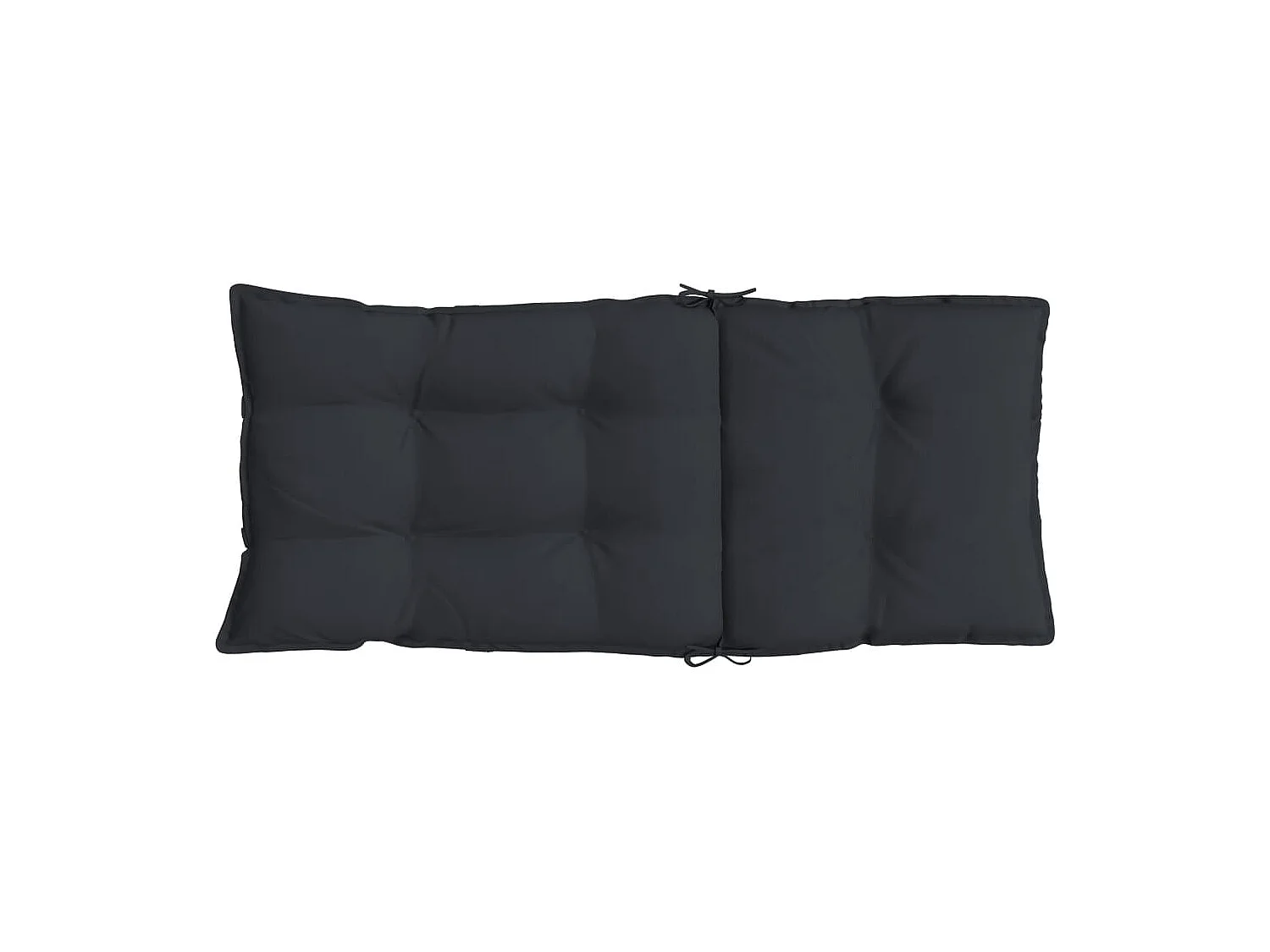 Almofadões para cadeira encosto alto 4 peças tecido oxford preto