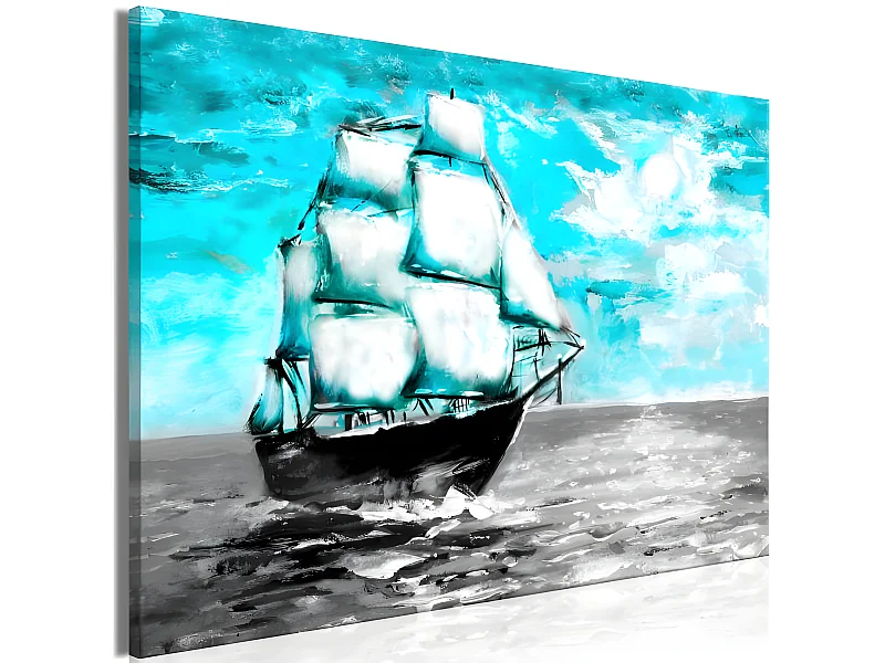 Tableau Spring Cruise (1 Part) Wide Blue 90x60 cm