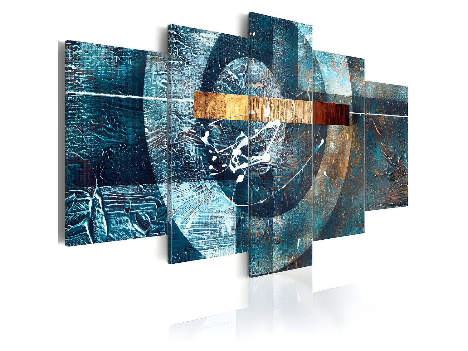 Tableau Galaxie bleue 200x100 cm