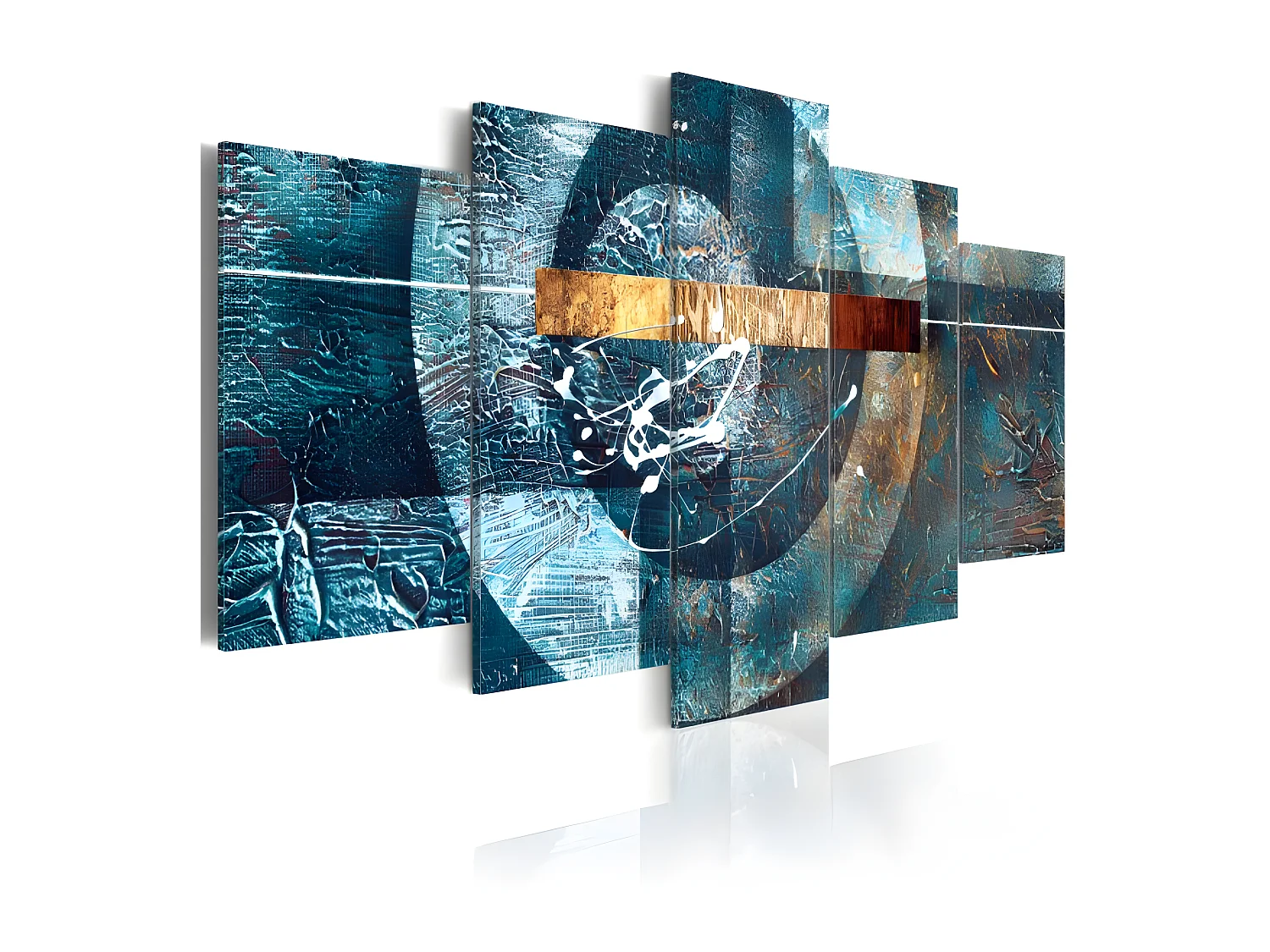 Tableau Galaxie bleue 200x100 cm