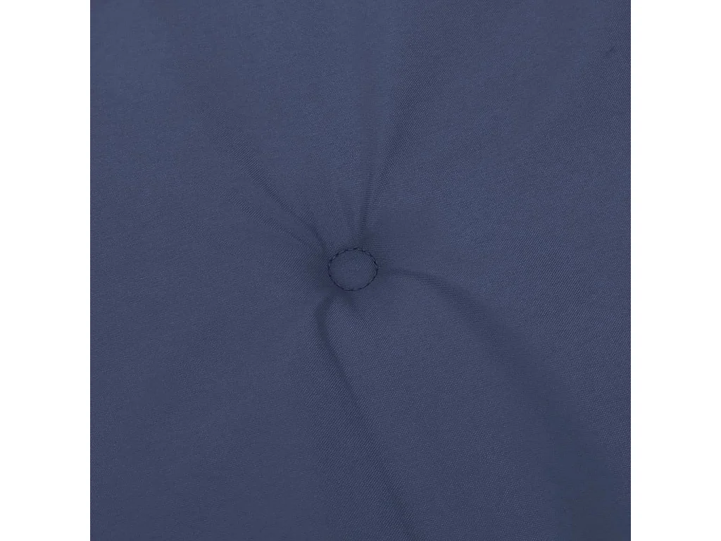 Stoelkussens 6 st hoge rug stof marineblauw