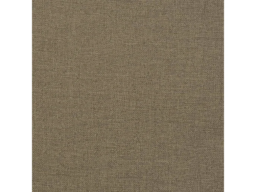 Cojines silla respaldo bajo 6 ud tela taupe melange 100x50x7 cm