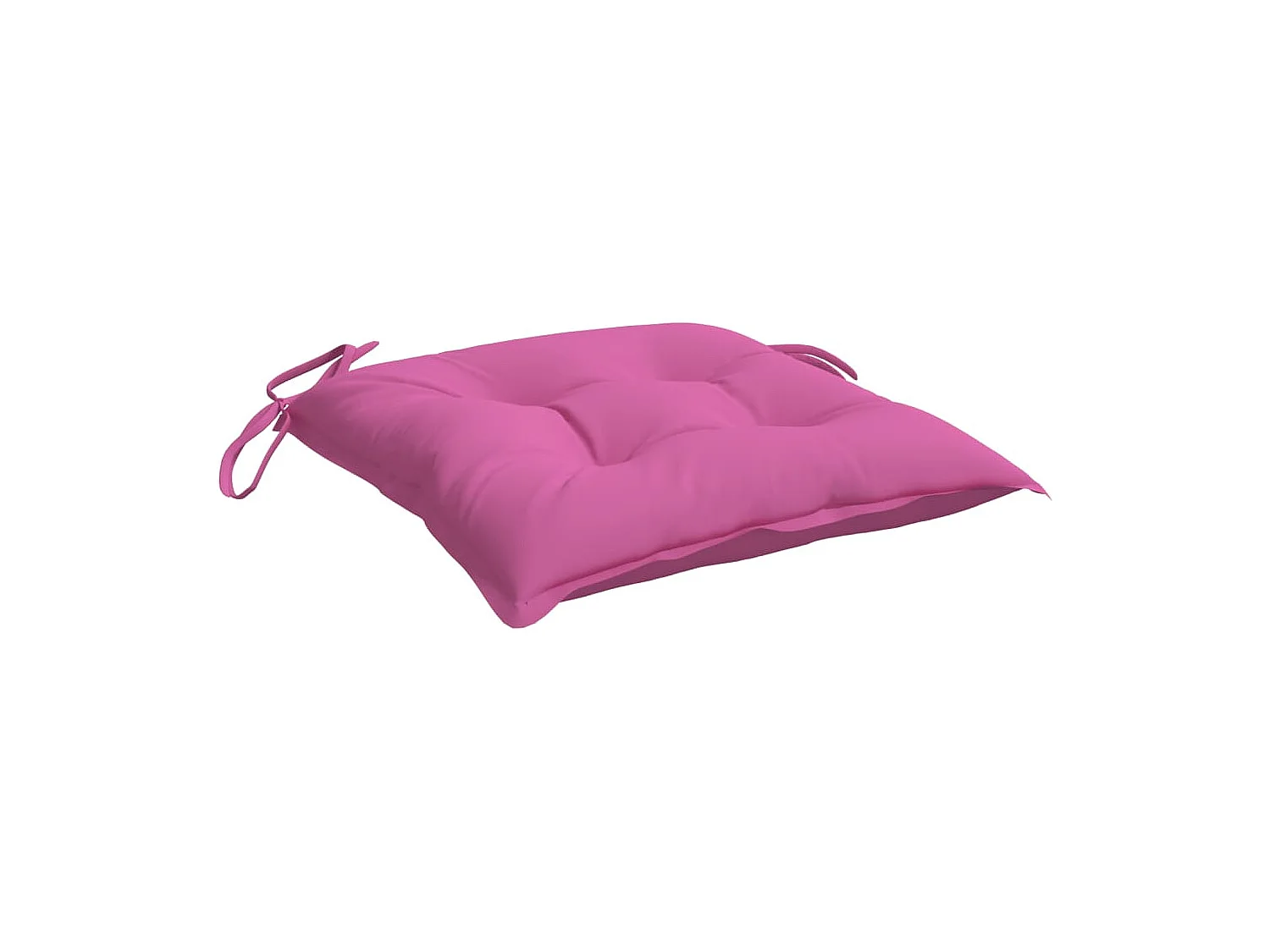 Coussins de chaise 4 pièces rose 50x50x7 cm tissu oxford
