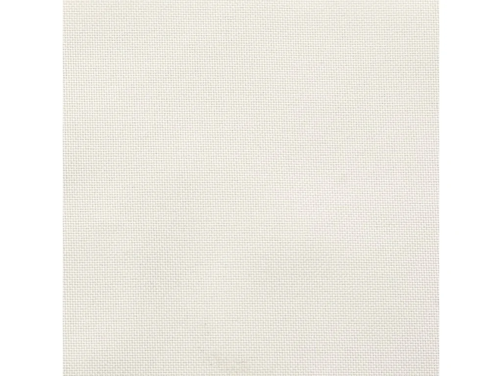 Coussins de chaise à dossier haut lot de 2 crème mélangé tissu