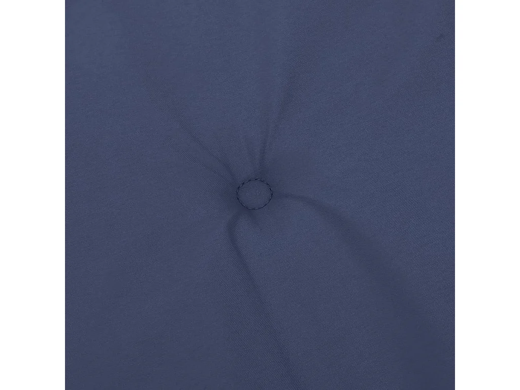 Coussins de chaise à dossier bas lot de 4 bleu marine tissu