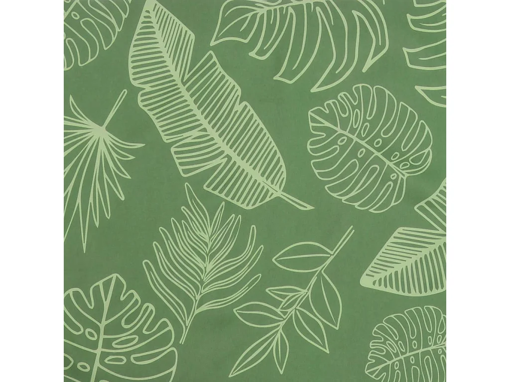 Stoelkussens 2 st bladpatroon 50x50x7 cm stof