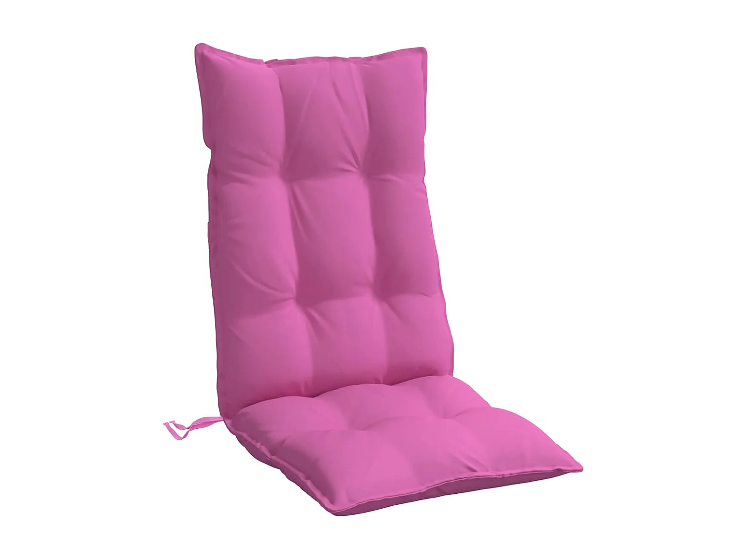 Coussins de chaise à dossier haut lot de 6 rose tissu oxford