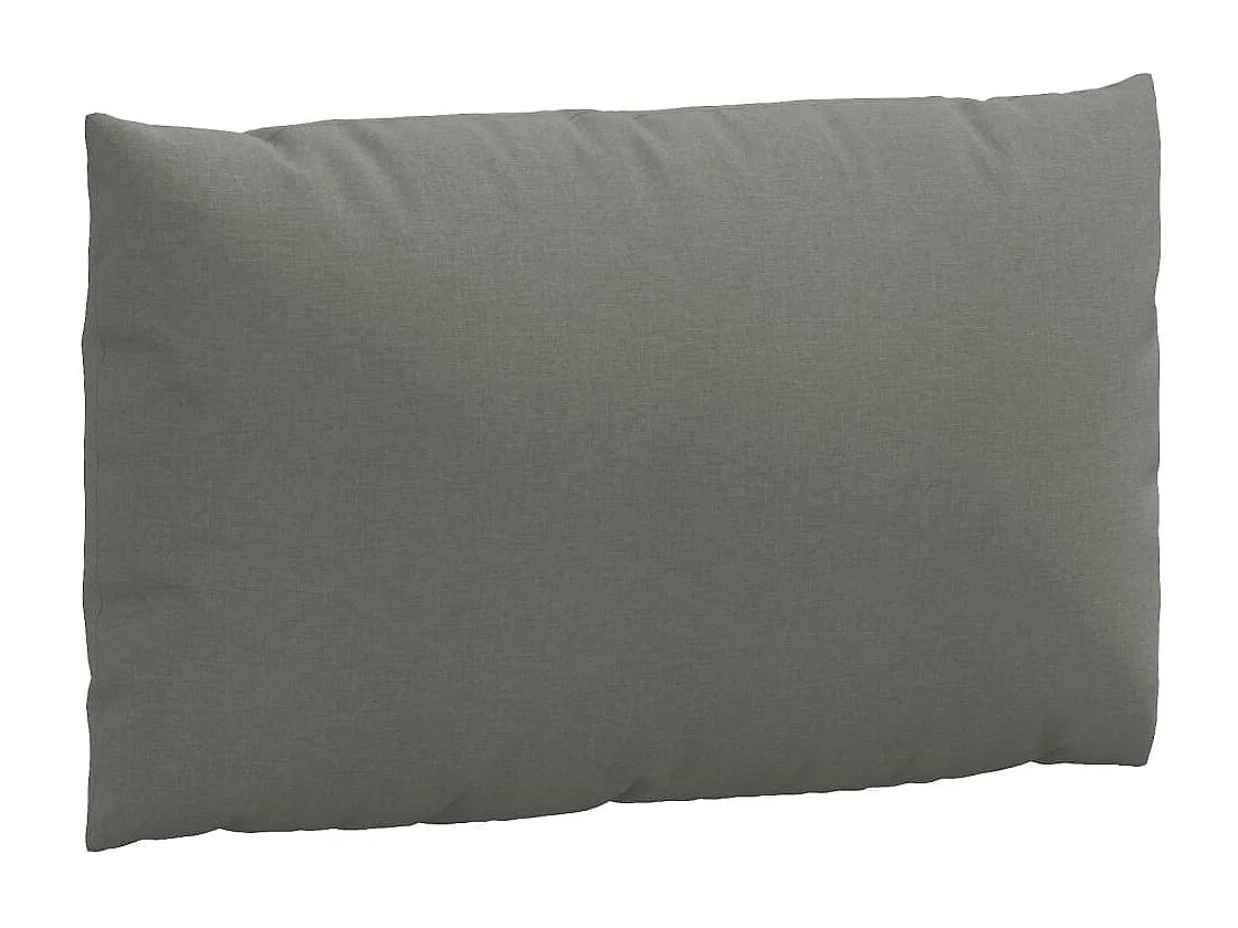 Coussins de palette lot de 3 gris foncé mélangé tissu