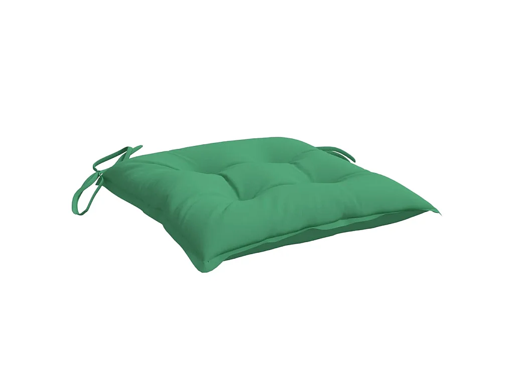 Cojines para palets 4 unidades tela Oxford verde 50x50x7 cm