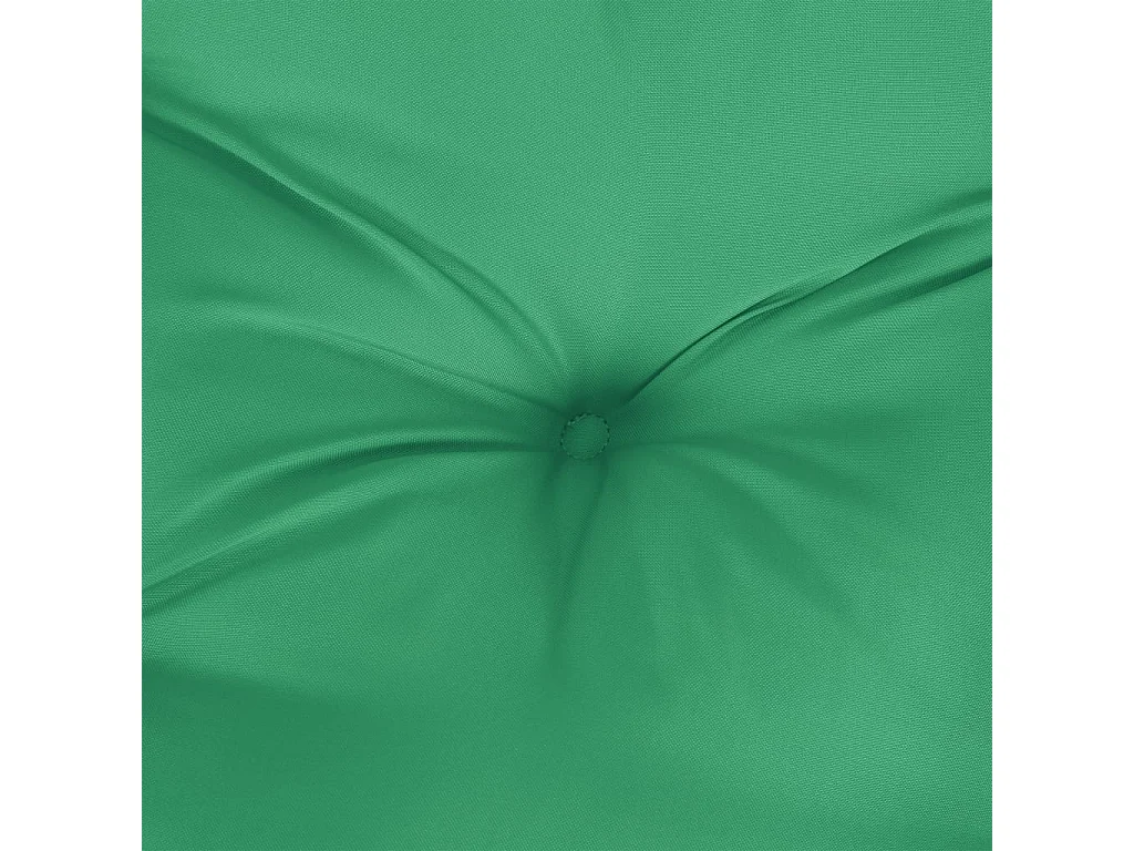 Cojines para palets 4 unidades tela Oxford verde 50x50x7 cm
