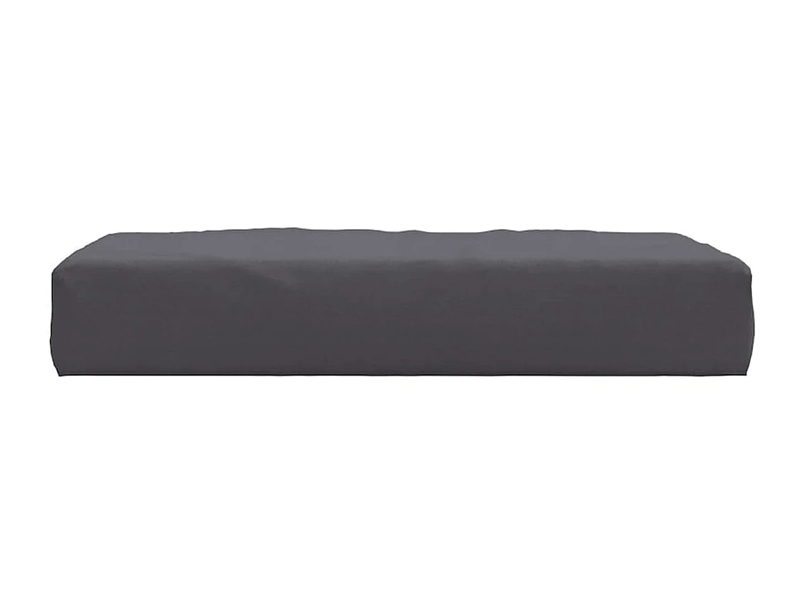 Coussin de palette anthracite 60x60x8 cm tissu oxford