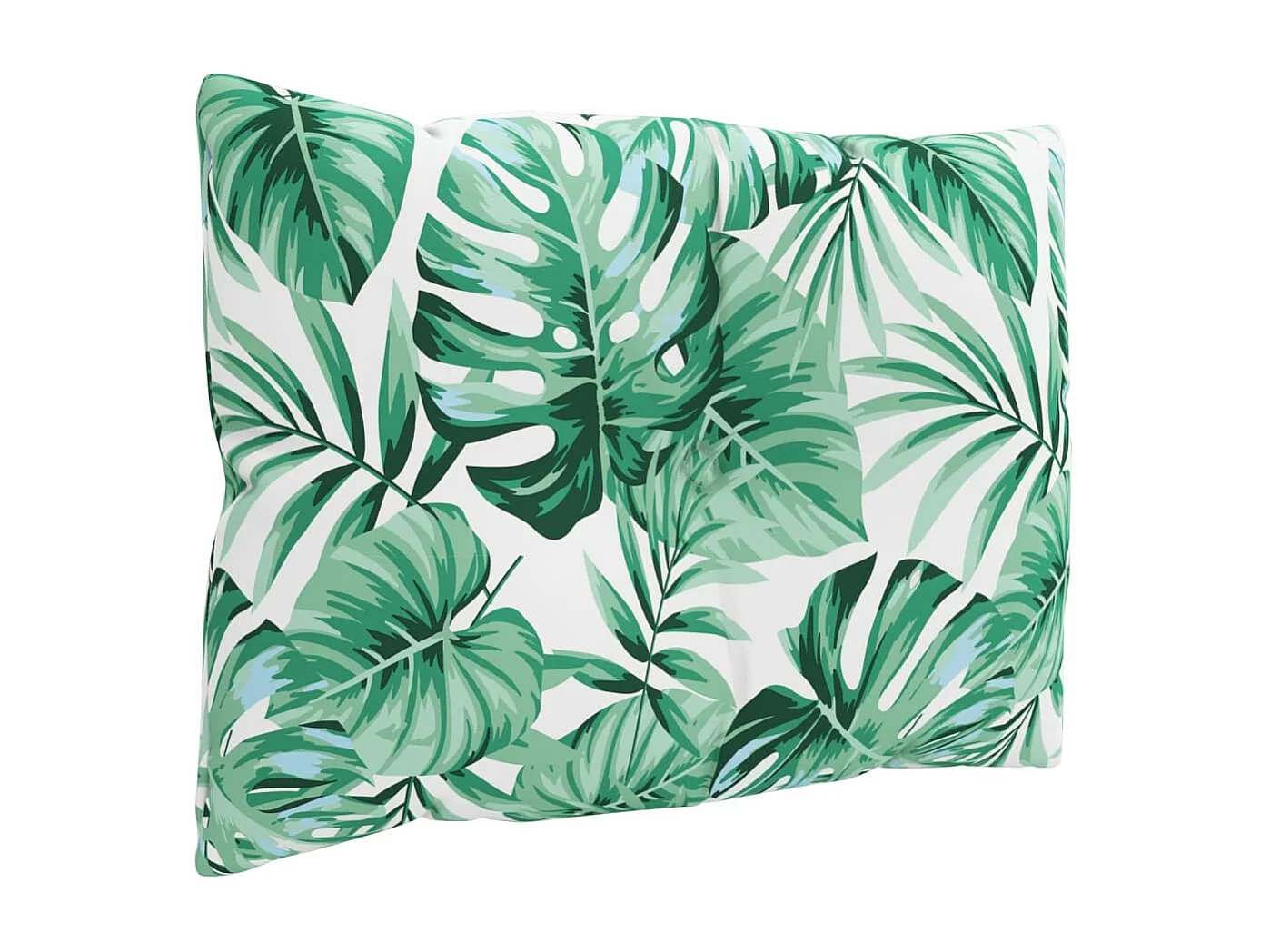 Coussins de palette 3 pièces motif de feuilles tissu